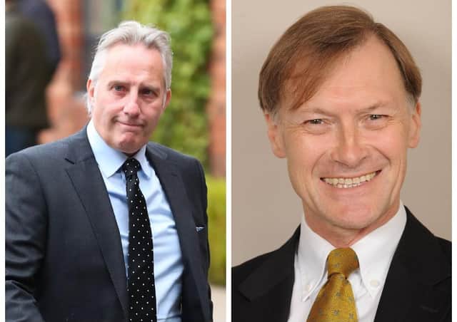 Ian Paisely and Sir David Amess. Mr Paisley writes: "I met David 12 years ago when I first entered the House. He was curious to get to know the 'son of the great man' as he said. We hit it off instantly"