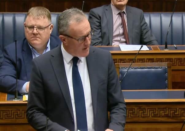 Stormont's Finance Minister Conor Murphy