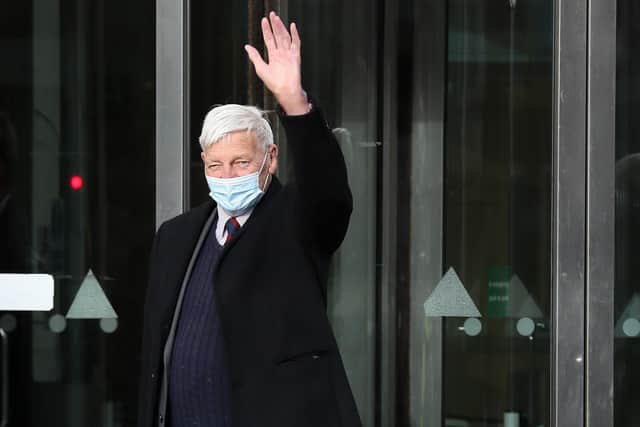 Dennis Hutchings seen at Belfast Crown Court earlier this month. He has died age 80. 

Picture by Jonathan Porter/PressEye