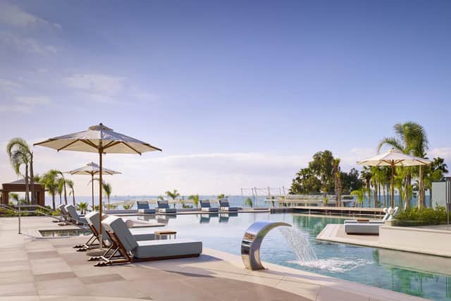 The adults-only pool at Parklane Resort & Spa, Limassol. .