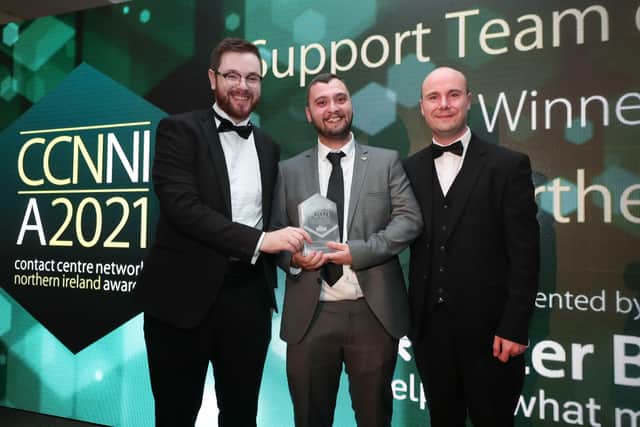 Allstate NI wins gold in Support Team of the Year at the Contact Centre Network Northern Ireland Awards