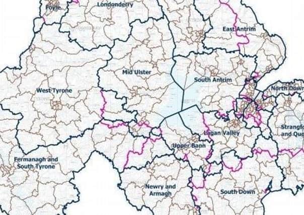 All of Northern Ireland’s 18 constituencies come under proposals to be altered to reflect population changes