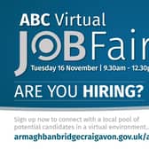 The next virtual job fair is taking place on Tuesday, November 16