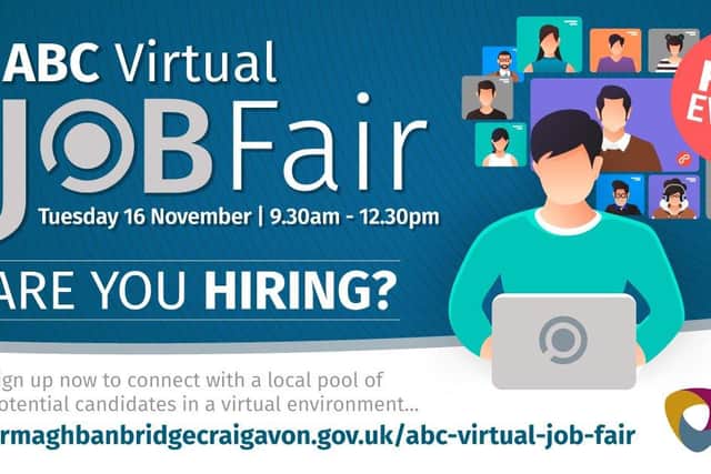 The next virtual job fair is taking place on Tuesday, November 16