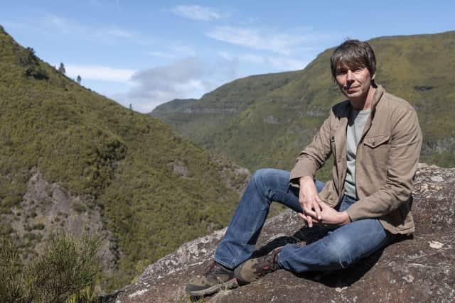 Brian Cox above the forests of Madeira