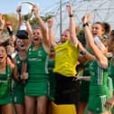Ireland celebrate their FIH World Cup qualifier win