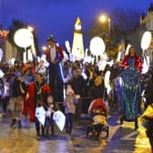 The lantern parade and fireworks display to celebrate the new royal status of Royal Hillsborough.