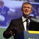Joe Brolly tweeted that his article would be "my take on the celebration of a hundred years of partition. Which is a bit like celebrating slavery and inviting leaders of the African-American community to sit at the back of a bus, waving as it drives through Mississippi"