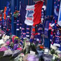 Tributes are laid at Ibrox Stadium in memory of former Scotland, Rangers and Everton manager Walter Smith who has died aged 73. Photo: Andrew Milligan/PA Wire.