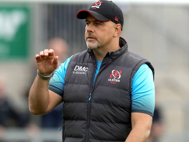 Ulster head coach Dan McFarland. Pic by PressEye Ltd.