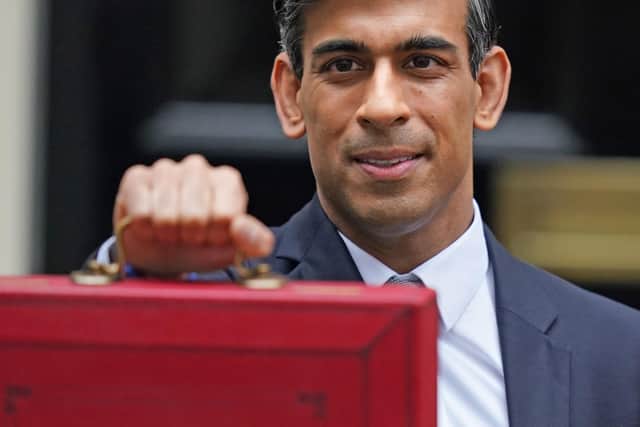 Chancellor of the Exchequer Rishi Sunak leaving 11 Downing Street, London before delivering his Budget to the House of Commons. Picture date: Wednesday October 27, 2021.