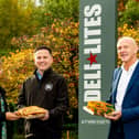 Jackie and Brian Reid, owners of Deli Lites with George McKinney, director of technology, services and scaling, Invest NI