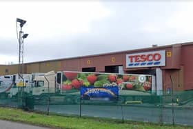 Tesco's giant south Belfast warehouse