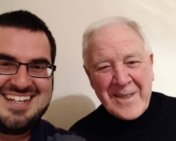 Dr Grant Campbell (left) pictured with former podcast guest Craig Brown