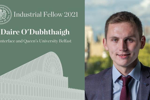 Daire O’Dubhthaigh has been awarded the distinguished accolade to support his research