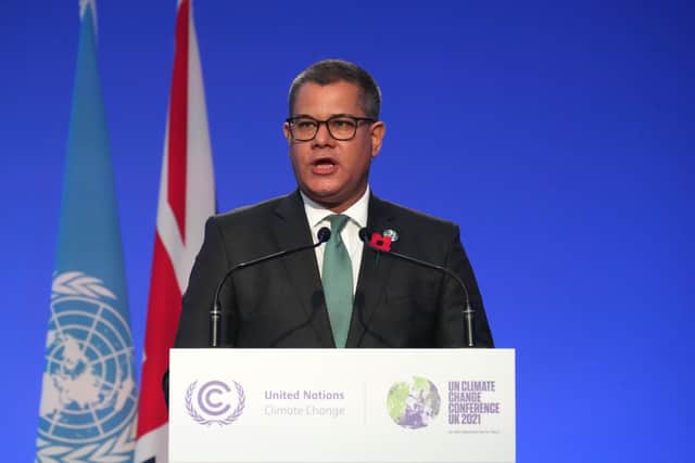 Alok Sharma MP, president of COP26, at the opening ceremony on Sunday. He has commented: “We cannot wake up in 2029 and decide to slash our emissions by 50% by 2030”