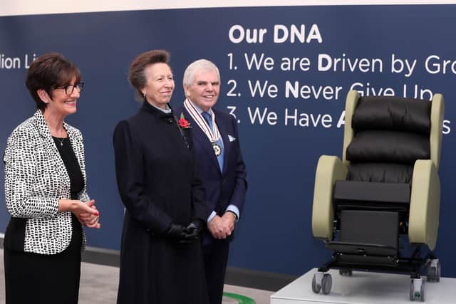 HRH Princess Anne visits Seating Matters factory