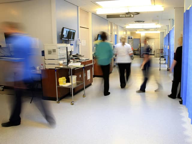 A busy hospital ward