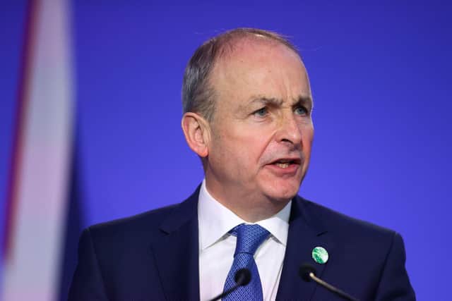 Taoiseach Micheal Martin has called on the UK Government to “double down on dialogue” over the Northern Ireland Protocol.
Photo: Hannah McKay/PA Wire