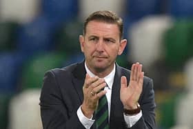 Northern Ireland manager Ian Baraclough. Pic by Getty.