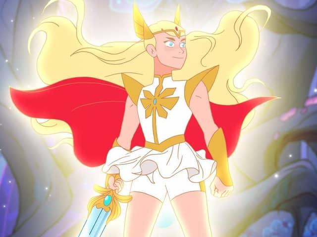 Long live She-Ra. Conceived in 1985, she was a champion who roared in the face of evil while wielding a word and bestriding the universe atop a flying unicorn