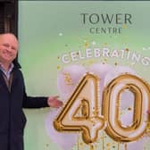 Pictured is Hugh Black, Manager at the Tower Centre and Mayor of Mid and East Antrim, Cllr William McCaughey at the Tower Centre, Ballymena.
