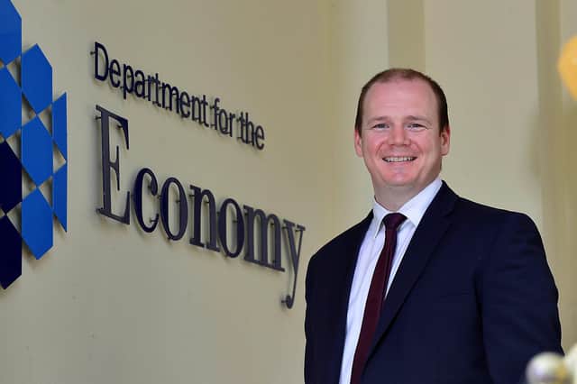 Minister for the Economy Gordon Lyons