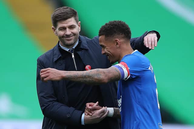 James Tavernier paid his tribute to the departing manager