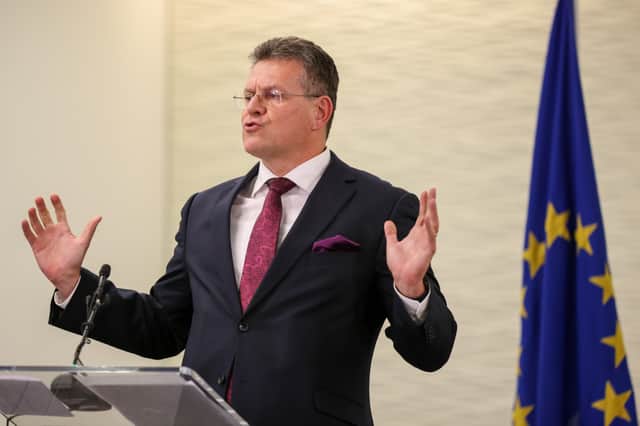 EU Commission Vice President Maros Sefcovic is expected to announce new legislation at a press conference at 12.45pm today