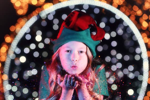 Christmas Elf Jessica celebrates the return of Northern Ireland’s premier Christmas Event, the Enchanted Winter Garden at Antrim Castle Gardens