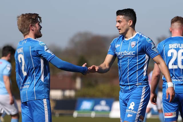 Aaron Traynor and Lyndon Kane have been key components of Coleraine’s defence