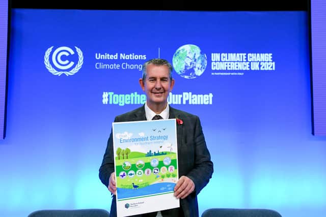 Environment Minister Edwin Poots MLA launched a consultation on Northern Ireland’s first Environment Strategy at COP26. The Strategy will set out NI’s environment priorities