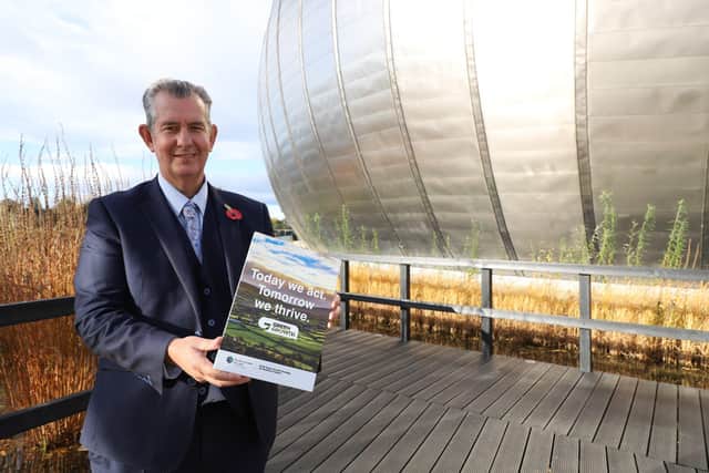 Environment Minister Edwin Poots recently launched a draft Green Growth Strategy on behalf of the NI Executive. It will set out the long vision and a solid framework for tackling climate change
