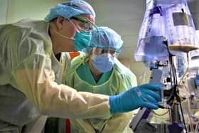 Doctors working in a Covid ward