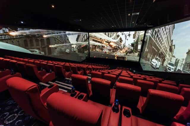 Cineworld Belfast will feature the 'ScreenX' feature which uses extra footage to expand the traditional cinema screen out onto the side auditorium walls, creating a 270-degree viewing experience. The 13-screen cinema will open at the Odyssey on 10 December 2021.