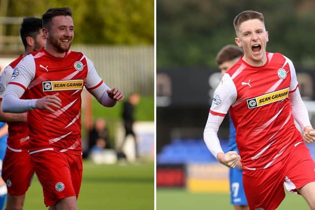 Ronan Doherty and Ryan Curran have signed new deals at Cliftonville