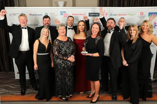 Aflac Team NI pictured at the awards
