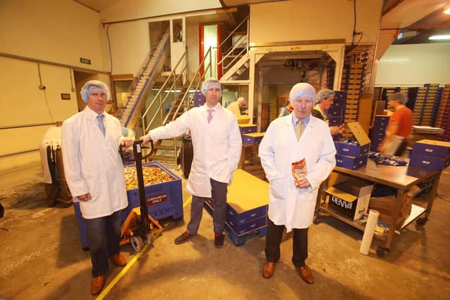 Ciaran, David and Peter Crilly of Crilly’s Sweets in Newry