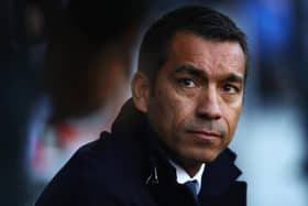 Rangers manager Giovanni van Bronckhorst. Pic by Getty.