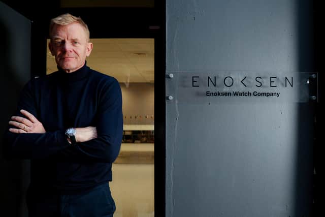 Watchmaker Hans Enoksen has opened his first retail space in Belfast
