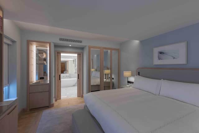 Carrickfergus-based project management and bespoke joinery company, McCue, was chosen to complete the fit-out of various projects at the five star, Claridge’s hotel during the global pandemic, including the bedrooms, designed by Michelle Wu