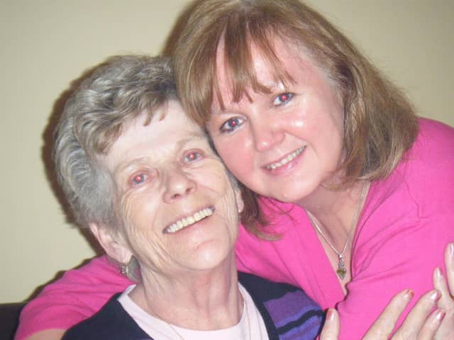 Marie Ward from Londonderry with her late mother Elizabeth whom she cared for as her dementia developed