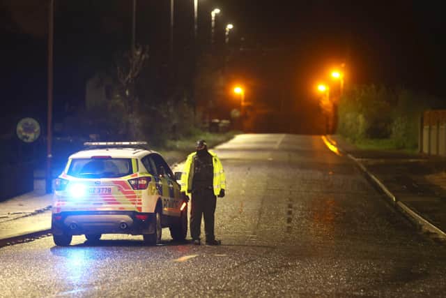 A man has been killed during Storm Arwen in Northern Ireland on Friday afternoon after a tree struck the vehicle he was travelling in on the Dublin Road near Antrim town.Pic Steven McAuley/McAuley Multimedia