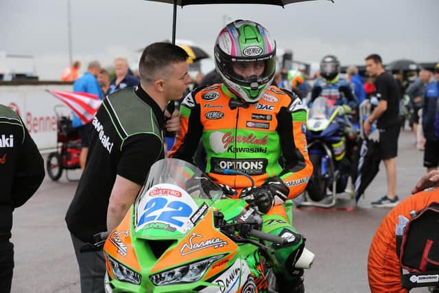 Eunan McGlinchey will ride for the Gearlink Kawasaki team again in the 2022 British Supersport Championship. Picture: David Yeomans.