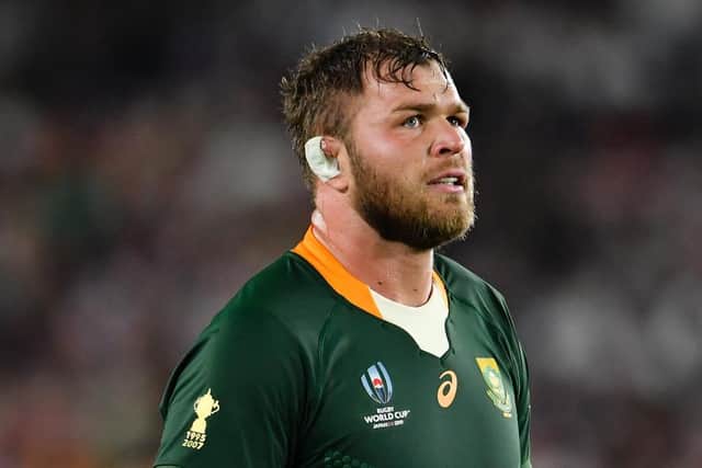 Ulster have announced that new signing Duane Vermeulen has tested positive for Covid-19