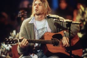Nirvana frontman Kurt Cobain who became something of a saviour for a disaffected generation before his death by suicide in 1994