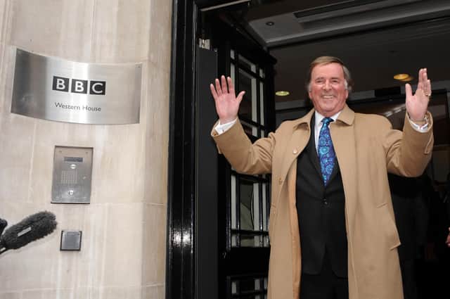 Terry Wogan — (Sir) Terence Wogan KBE, DL (Deputy Lieutenant, a Crown appointment), son of a Limerick store manager, was a cheerful fixture in the British consciousness