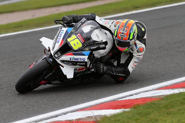 Andrew Irwin has re-signed with the SYNETIQ BMW team for the 2022 British Superbike Championship. Picture: David Yeomans.
