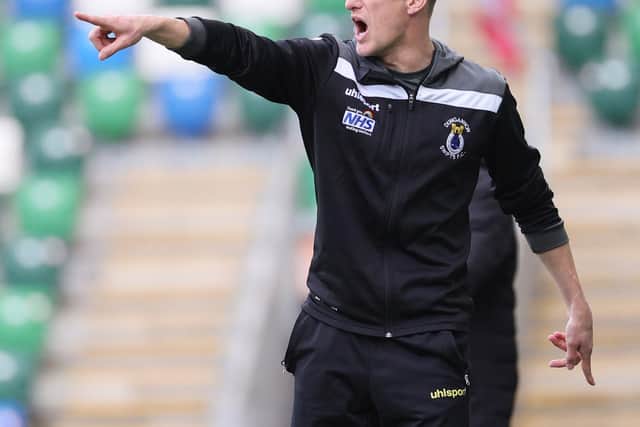 Dungannon Swifts boss Dean Shiels. Pic by Pacemaker.