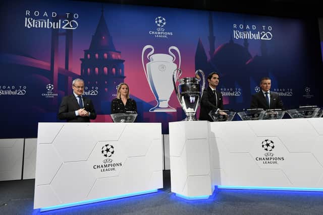 The Champions League Draw takes place on Monday, December 13 at 11am GMT.